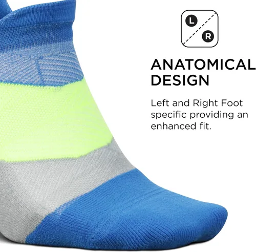 Miniatura 4 de Feetures Elite Light Cushion No Show Tab - Calcetines de correr para hombres y mujeres - Calcetines de compresión atléticos - absorben la humedad