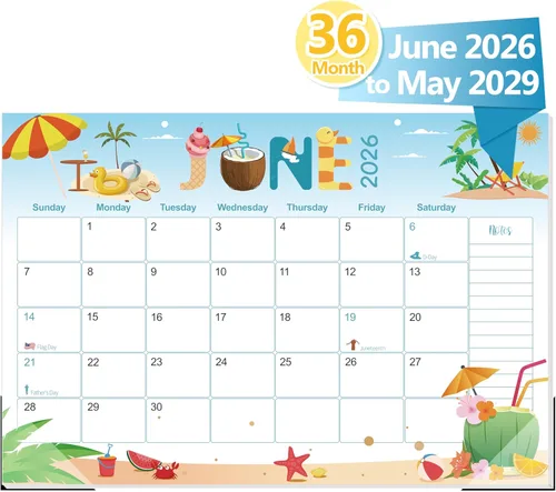 Miniatura 11 de GuassLee Calendario de escritorio 2026 – Calendario de escritorio colorido de septiembre de 2025 a marzo de 2027, 17 x 11.5 pulgadas, calendario
