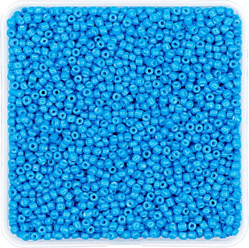 Miniatura 17 de 2mm Cuentas de Semilla Opacas Negras Aproximadamente 8000 piezas/170 gramos 12/0 Cuentas Pequeñas para Pulseras, Collares, Manualidades de Joyería