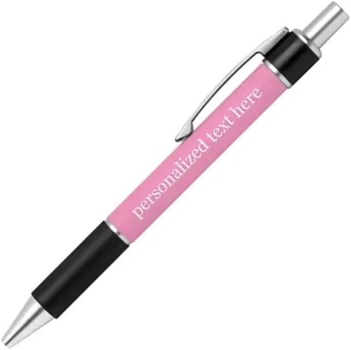 Miniatura 7 de Bolígrafo personalizado – Nombre o mensaje personalizado – Colores o impresiones – Regalo de papelería, suministros para la escuela de negocios