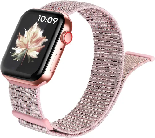 Miniatura 17 de Paquete de 15 correas deportivas de nailon compatibles con Apple Watch Band de 1.614 in 1.575 in 1.496 in 1.929 in 1.772 in 1.732 in 1.654 in