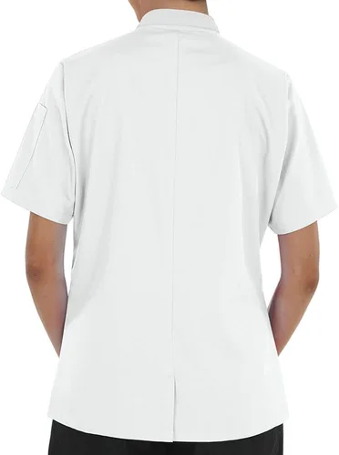 Miniatura 2 de Abrigo de chef ligero para mujer (XS-3X, 9 colores)