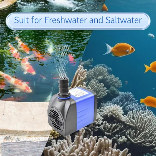 Miniatura 9 de CONQUERALL Pequeña bomba de agua sumergible 118GPH 8W Smart para la circulación de la irrigación de la fuente del jardín