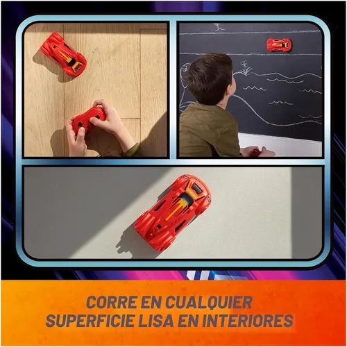Miniatura 4 de Air Hogs Zero Gravity Sprint - Auto de carreras para pared, a control remoto, recargable por USB-C, para interiores, más de 4 pulgadas, juguetes
