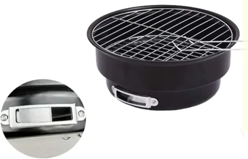 Miniatura 3 de Barbacoa de carbón Parrilla al aire libre Barbacoa portátil Charcole Grill Plegable Camping Barbacoa Horno para viajes Parrilla de carbón portátil