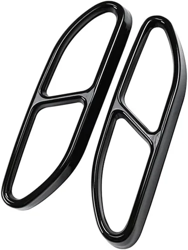 Miniatura 7 de Salidas de escape de garganta de tubería Cubierta trasera Trim para Mercedes-Benz Clase S W223 S580 S560 S450 S500 S63 AMG S580e Accesorios