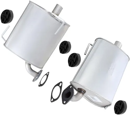 Miniatura 11 de Resonador de Escape Tubo en Y y Par de Kit de Silenciador Compatible para Subaru Impreza 2.5L 2008-2011 Acero Inoxidable Northeastern Exhaust