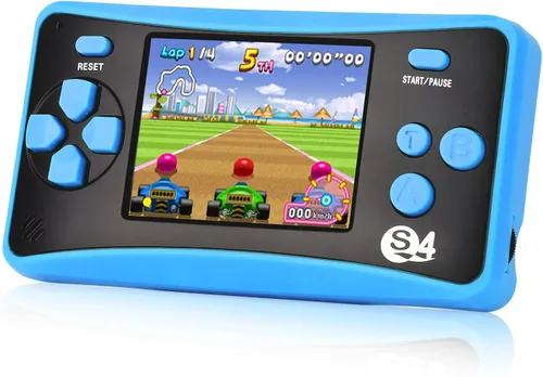 Juego portátil para niños de 4 a 10 años, actualizado 2025, 142 minijuegos clásicos, salida de TV, pantalla LCD de 2.5 pulgadas, sistema de arcade