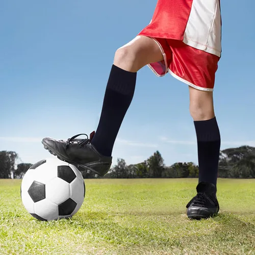 Miniatura 7 de Calcetines deportivos deportivos de fútbol para jóvenes, niños y niñas de 4 a 16 años de edad, calcetines deportivos altos