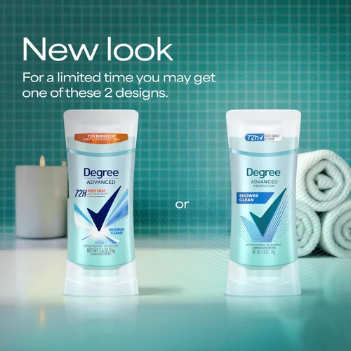Miniatura 3 de Degree Advanced Protection - Desodorante antitranspirante limpiador de ducha para control de sudor y olor de 72 horas para mujeres, con tecnología