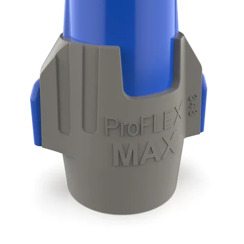 Miniatura 4 de IDEAL Electrical Twister ProFLEX MAX (30-348) Conector de Cable Azul/Gris, Caja de 25 — Tuercas de Cable de Rosca Suave para Cableado