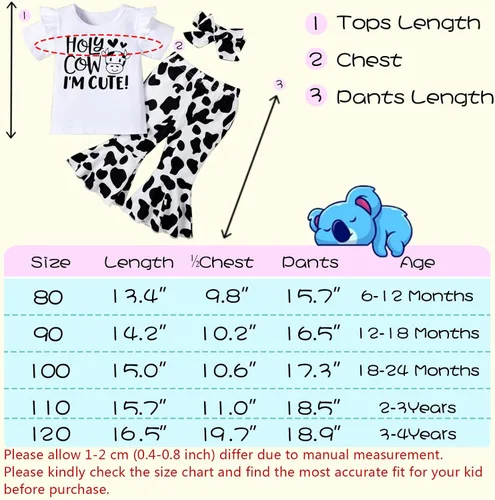 Miniatura 2 de DREAM BUS Conjunto de bebé para niña pequeña, con volantes acampanados, pantalones acampanados, con estampado de girasol, para verano, para niña