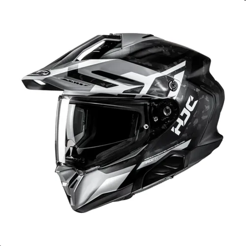 Miniatura 4 de Casco de motocicleta HJC RPHA 60 Dakar con visera HJ-47 Pinlock, aprobado por DOT (MC1, X-Small)