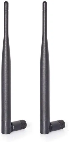 Miniatura 6 de Bingfu Antena de doble banda WiFi 2.4GHz 5GHz 5.8GHz 6dBi SMA macho (paquete de 2) para cámara IP de seguridad inalámbrica Vedio Grabadora