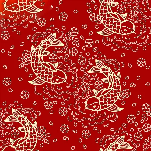 Miniatura 7 de Q QIHANG Papel pintado de estilo rojo chino Patrón de dragón clásico Zen Hotel Restaurante Sala de estar Nubes auspiciosas Fondo de TV Fondo