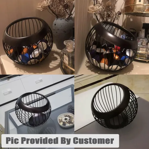 Miniatura 6 de Charmount Soporte para cápsulas de café, soporte para tazas K de gran capacidad y soporte para cápsulas de espresso, organizador de cápsulas de café