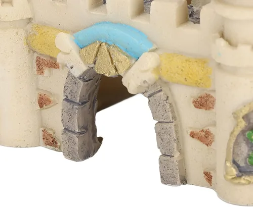 Miniatura 6 de Zerodis Decoración de castillo de resina para acuario, decoración de castillo de peces, decoración de castillo de resina, cueva, decoración de peces