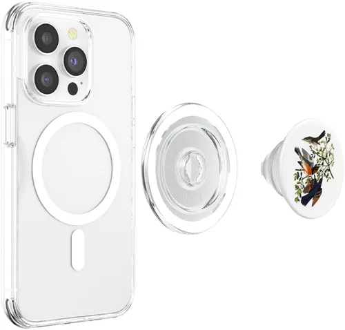 Miniatura 4 de PopSockets MagSafe PopGrip para iPhone de Mountain Mockingbird Varied Thrush Bird