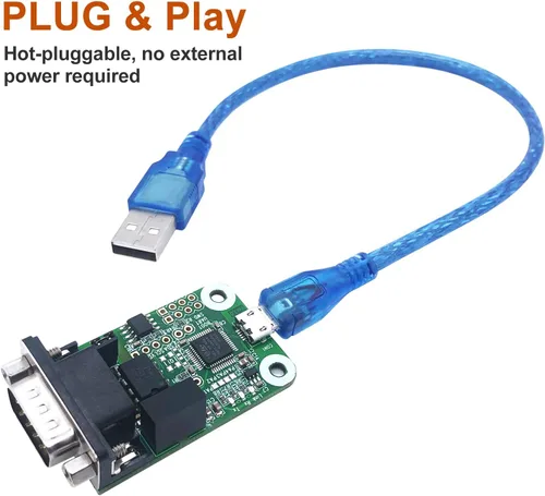 Miniatura 5 de Módulo convertidor USB CAN para Raspberry Pi 5/4/Pi3B+/Pi3/Pi Zero (W)/Jetson Nano/Tinker Board y cualquier placa única Soporte de computadora