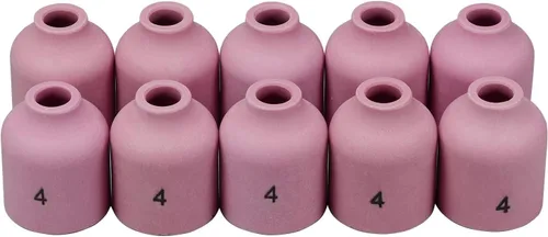 Miniatura 5 de RIVERWELD TIG - Vasos de vidrio con boquilla de cuarzo transparente 53N60 6# 3/8 pulgadas 0.374 in, 53N61 7# 7/16 pulgadas 0.433 in, 53N61S 8# 1/2