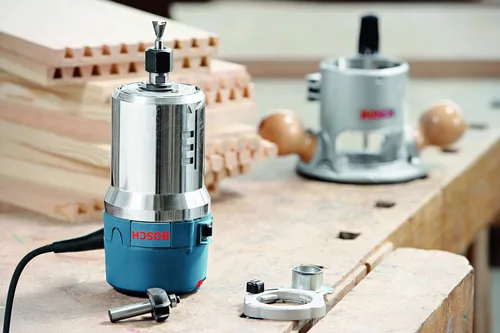 Miniatura 13 de Router Bosch 1617EVS de 2.25 HP, electrónico, de base fija.
