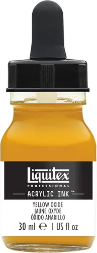Miniatura 60 de Liquitex - Pintura acrílica profesional INK! Jarro de 1 onza, color blanco de titanio Bronce Rico Iridiscente