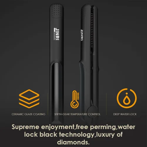 Miniatura 4 de Cepillo alisador térmico 3 en 1, plancha plana para un estilo suave y antiencrespamiento Crimpadora de cabello y cepillo alisador eléctrico