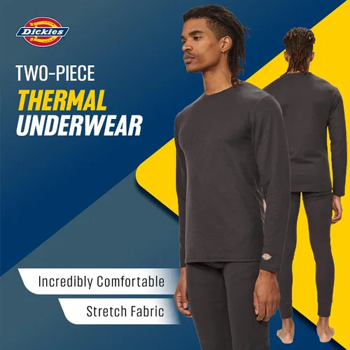 Miniatura 3 de Dickies Conjunto de ropa interior térmica Long Johns para hombre, 2 piezas de capa base para clima frío para hombre