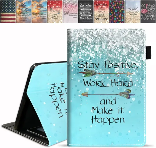Miniatura 30 de Funda para tableta Amazon Fire Max 11 (13ª generación, versión 2023), funda delgada de piel sintética con ranura para tarjetas y encendido Ser un