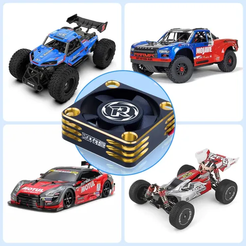 Miniatura 7 de Surpass Hobby Ventilador de refrigeración RC de 30 mm Disipación de calor Ventilador RC 28000RPM Ventilador ESC para Buggy ESC de coche RC 1/10 1/8