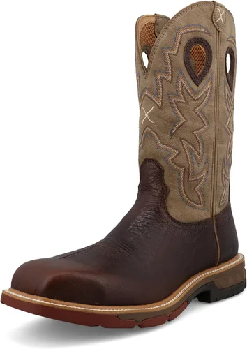 Miniatura 7 de Twisted X Mens 12" Nano Composite Safety Toe Western Work Boot