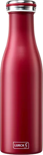Miniatura 8 de Lurch Alemania Botella térmica para bebidas frías y calientes hecha de acero inoxidable de doble pared (antracita metálica, 16, oz. 0.5l)