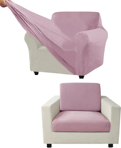 Miniatura 197 de Funda para Sofá de Terciopelo, Fundas Elásticas para Sofá para Funda Principal Separada/Respaldos y Cojines de Asiento, Funda para Sofá, para Fundas