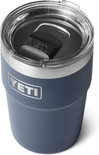 Miniatura 3 de YETI Rambler - Vaso apilable de 16 onzas, aislado al vacío, de acero inoxidable con tapa MagSlider Apilable