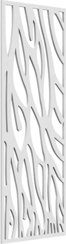 Miniatura 101 de 9 3/8"W x 24 3/8"H x 1/4"T Bristol Decorativos Paneles de Pared de Madera Calado, Cereza