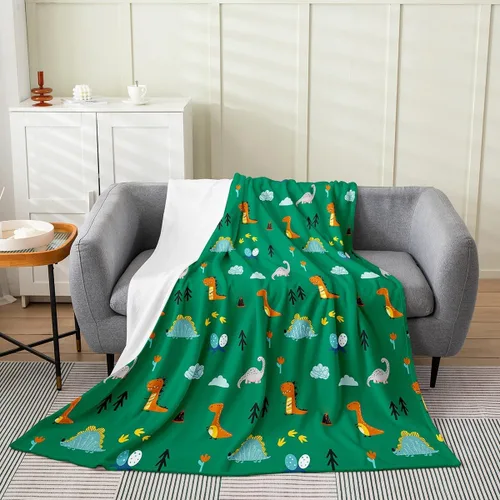 Miniatura 50 de jejeloiu Cute Mushroom Decor Plush Throw Blanket, For Kids Boys Girls 40"x50" Botanical Plants All Season,Bed Blanket Cartoon Mushrooms Flannel