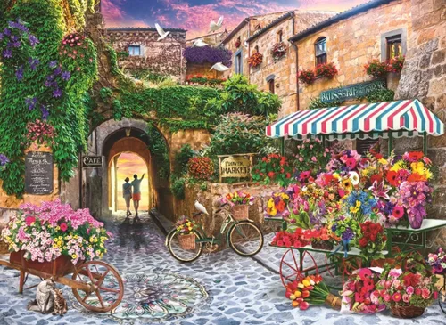 Miniatura 2 de Anatolian Puzzle - The Flower Market, rompecabezas de 1000 piezas, #1066, multicolor (ANA1066)