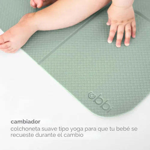 Miniatura 3 de Ubbi Cambiador de Pañales Portátil con Bolsa de Transporte, Accesorio Suave y Cómodo para Bolso de Pañales, Imprescindible para Recién Nacidos
