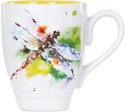 Miniatura 8 de Dean Crouser colección de taza de porcelana con diseño de acuarelas, Azul