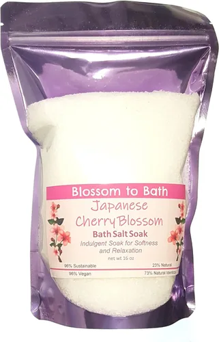 Miniatura 19 de Remojar sal de baño de azúcar morena e higos (16 onzas) – Fragancia natural – es perfecto para la relajación de cuerpo completo, remojo de pies