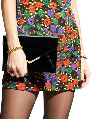 Miniatura 7 de Dexmay - Bolso de mano para mujer, de piel de charol, bolso de vestir plegable