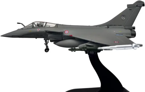 Miniatura 8 de 1:100 France Rafale C Libia War Fighter Jet Avión de metal militar fundido a troquel modelo para colección o regalo (Rafale Guerra de Libia)