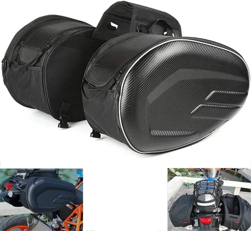 Bolsas de sillín de motocicleta, Bolsas de sillín Powersports, Bolsa de equipaje impermeable, Bolsa de almacenamiento de casco de cara completa,