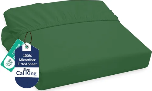 Miniatura 99 de Royale Linens Sábana Bajera King - Microfibra Cepillada Ultra Suave 1800 - Sábanas Inferiores de Lujo Hotelero - Sin Arrugas y Resistente a la Rosa