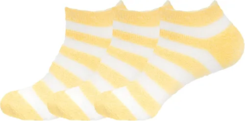 Miniatura 27 de BambooMN Calcetines de spa de nailon mullidos con infusión de aloe para mujer, talla 4-8, aguamarina, 3 pares