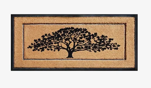 Miniatura 8 de A1HC Tapete para Puerta de Fibra de Coco Natural y Caucho, 30"x48" – Grueso, Duradero, Resistente, Anti-Desprendimiento, Resistente a
