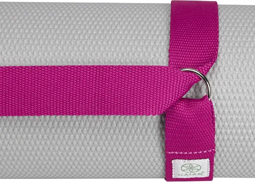 Miniatura 7 de Gaiam Easy-Cinch para colchoneta de yoga - Correa resistente para transportar la colchoneta de yoga con anillos en D de metal para un ajuste seguro