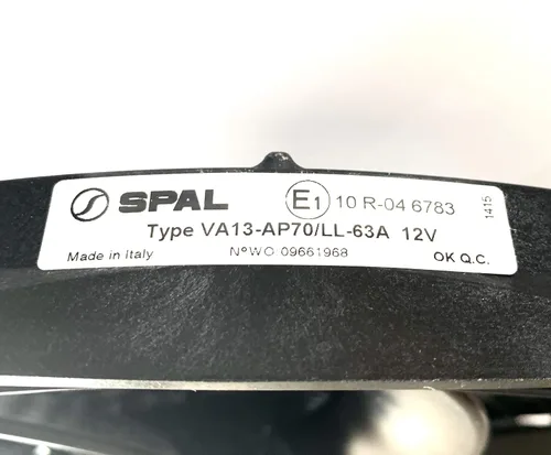 Miniatura 4 de SPAL 30102044 - Ventilador extractor de 13 pulgadas, 12 voltios, hoja curvada de alto rendimiento 1777 cfm