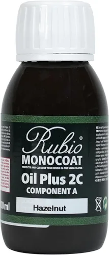 Miniatura 86 de Rubio Monocoat Muestra de Acabado de Aceite para Madera - Puro Aceite Plus Parte A Aceite de Linaza de Secado Rápido y Ecológico para Uso Pure