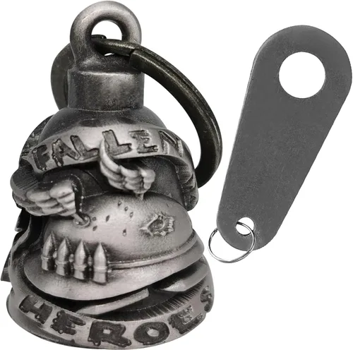 Miniatura 7 de Dream Apparel Campana de motocicleta Guardian Angel Drive Away Gremlin, campana de motociclista para hombres y mujeres, regalo de buena suerte Águila